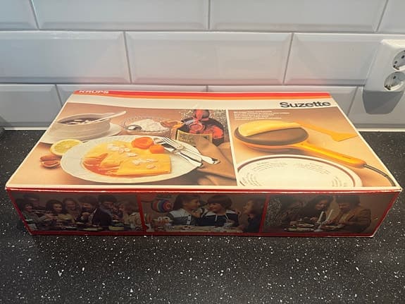Krups Suzette crêpejärn orange