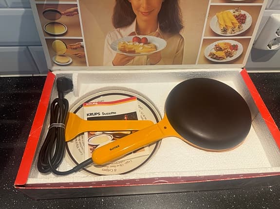 Krups Suzette crêpejärn orange