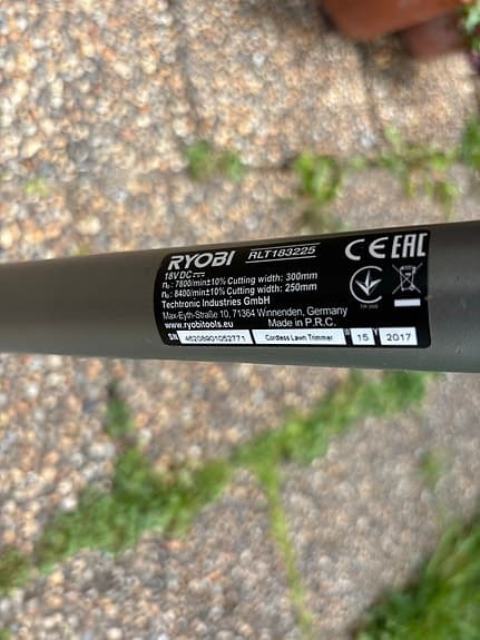 Ryobi RLT4125 grästrimmer 300 mm