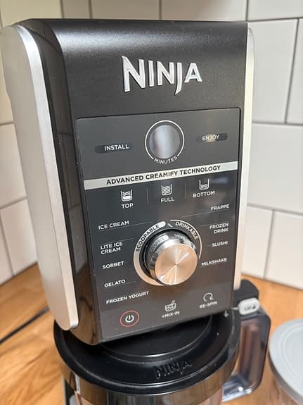 Ninja Creami Deluxe glassmaskin