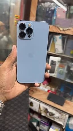 i phone 13 pro max 128GB blå farg