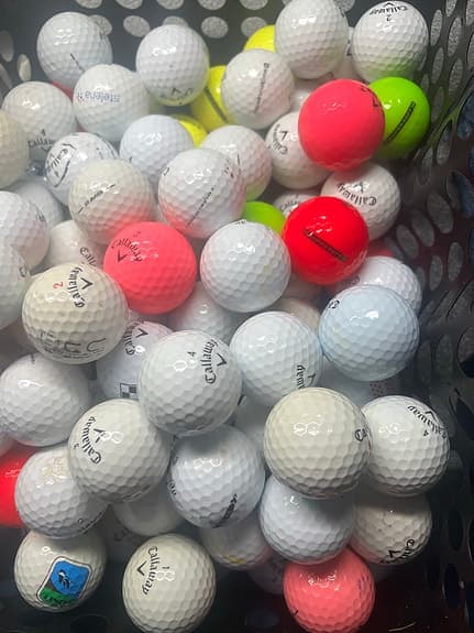 Golfbollar blandade märken