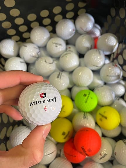 Golfbollar blandade märken