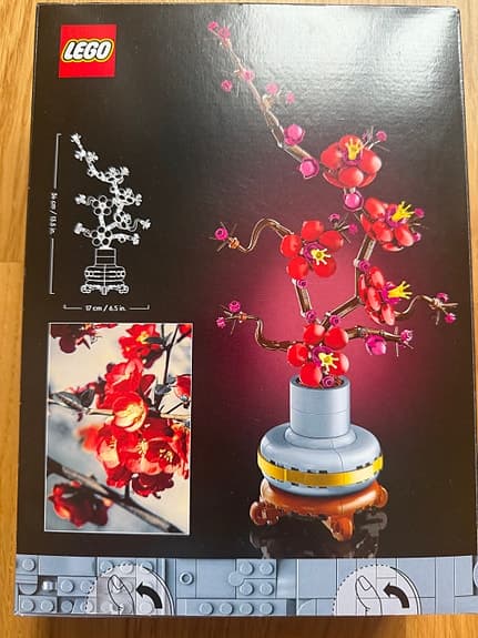 LEGO Botanicals – Plum Blossom (10369) – Oöppnad