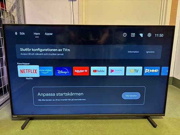 Philips 43” 4K Smart TV med Ambilight