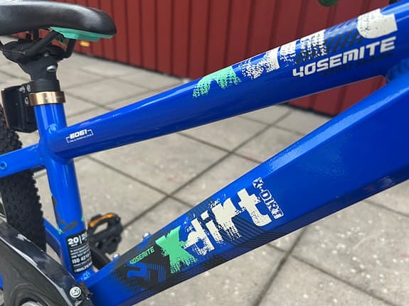 Yosemite X-Dirt, 20", Blå, 3 växlar, så gott som ny