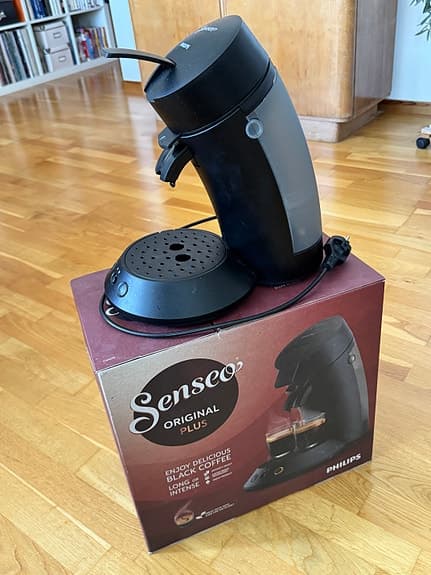 Philips Senseo Original Plus kaffemaskin svart