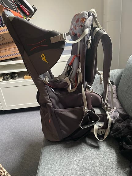 LittleLife bärstol/bärsele för barn grå