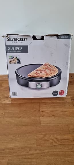 SilverCrest Crêpe Maker pannkaksjärn