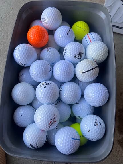Golfbollar blandade märken (77st)