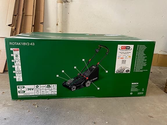 Bosch batteridriven gräsklippare