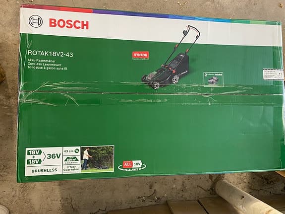 Bosch batteridriven gräsklippare