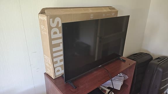 Ny Philips 32" tv, superlätt