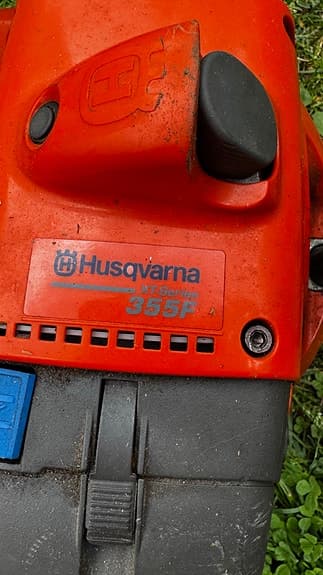 Husqvarna 355F röjsåg med sele
