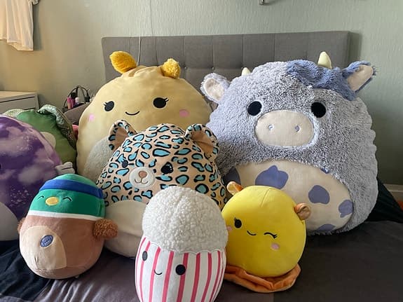 Squishmallows gosedjur samling