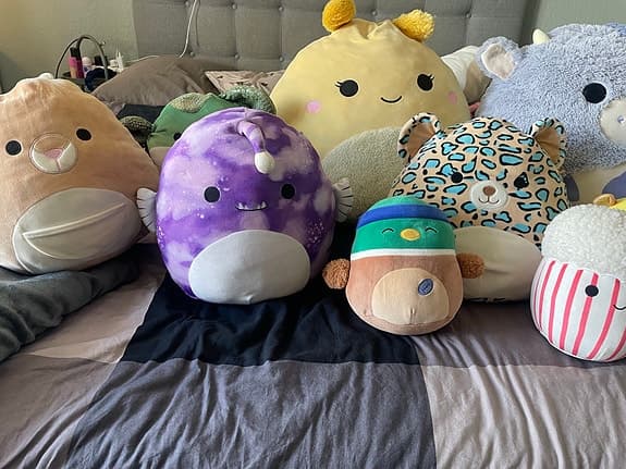 Squishmallows gosedjur samling