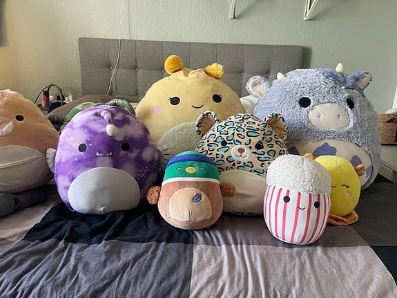 Squishmallows gosedjur samling