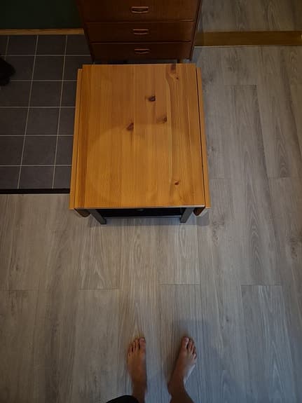 Fällbart bord