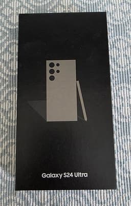 Samsung S24 ultra 256 GB Antracitgrå i originalkartong +5 skal.