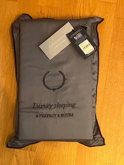 Hemtex Satin Bäddset blå