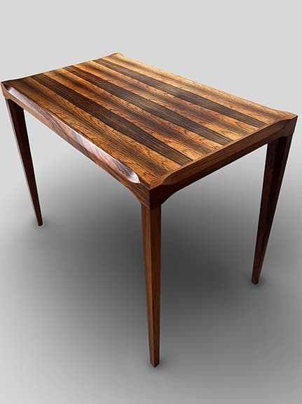 Danskt soffbord i exklusivt jakaranda samt teak – 60-tal av Johannes Andersen