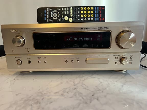 Denon hemmabioreceiver förstärkare guld AVR-1803