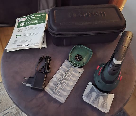Bosch Batteridriven grässax-set Isio