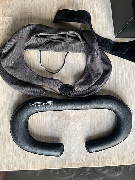 Pimax VR-headset med tillbehör