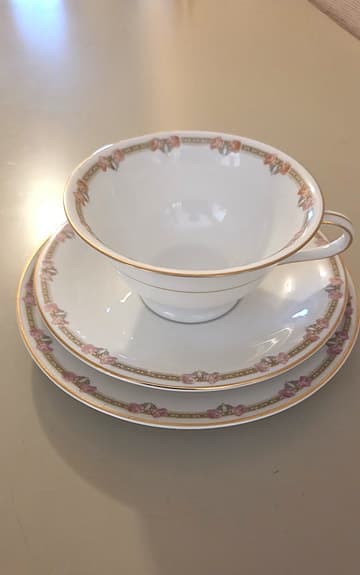 Rosenthal teservis,  komplett 10 st, 1940-tal