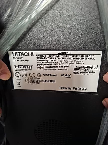 Hitachi 55" Smart-TV (4K Ultra HD) – Mycket fint skick!