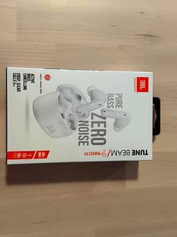 JBL Tune Beam vita (helt nya) in-ear hörlurar