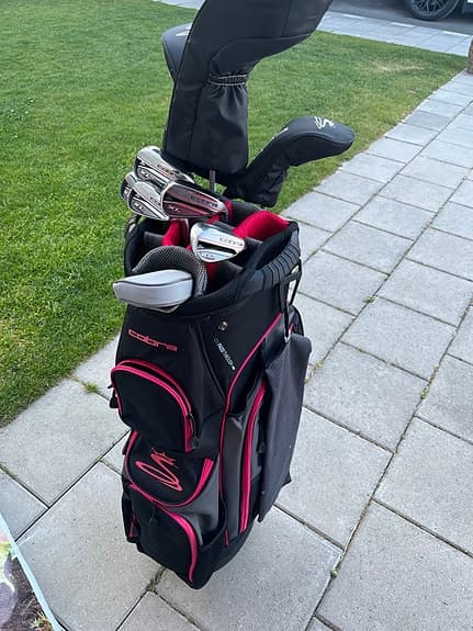 Cobra XL speed lady golfklubbor med bag