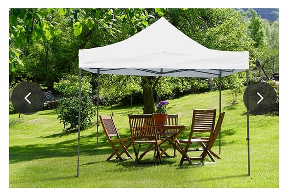 Vit paviljong / partytält 3x3 m