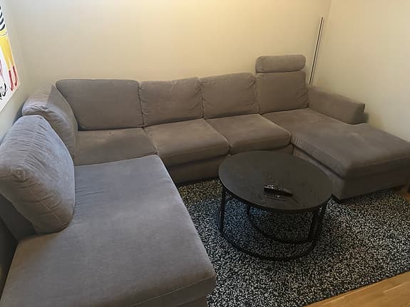 Mio Friday soffa med schäslong och divan- leverans möjlig