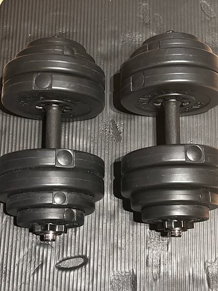 Gymstick Justerbara hantlar Set 2x15 kg