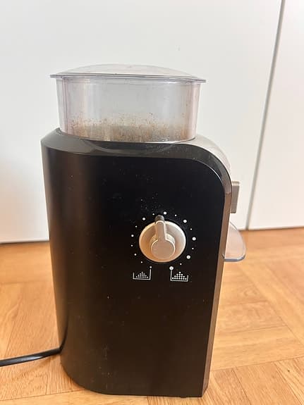 OBH Nordica kaffekvarn svart/silver