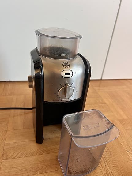 OBH Nordica kaffekvarn svart/silver