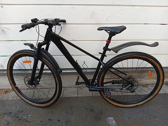 mountainbike 29" ram 48 cm svart=n.ny