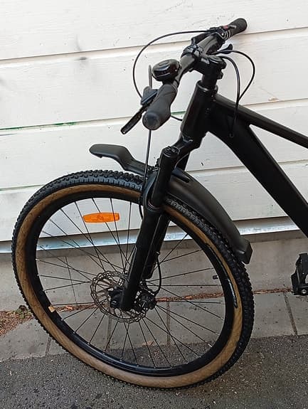 mountainbike 29" ram 48 cm svart=n.ny