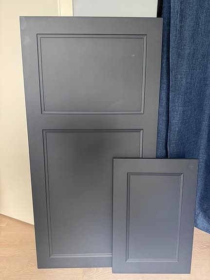 Ikea Axstad Mörkblå köksluckor, 3st