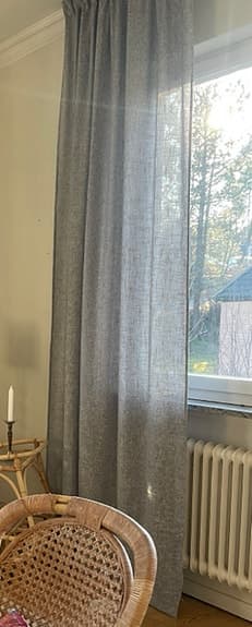 4 par vackra gardiner med multibandsveck (300cm)