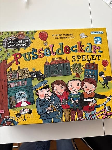 LasseMajas Detektivbyrå Pusseldeckar-spelet sällskapsspel