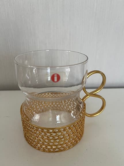 Tsaikka glas med hållare från Iittala