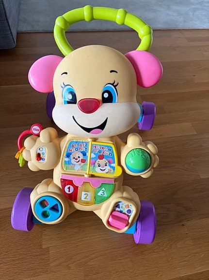 Fisher-Price gåvagn med Grekiska musik och aktivitetsleksaker