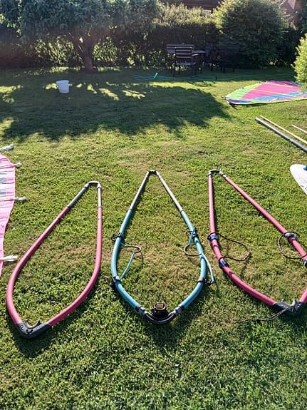 Äldre vindsurfingkit