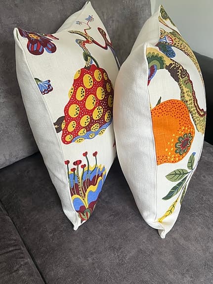 2st Kuddfodral/ Tyg Från Svenskt Tenn/ Josef Frank/ Vegetable Tree