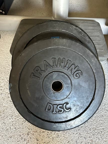 Eleiko bumpervikter 2x15 kg och 2x20 kg