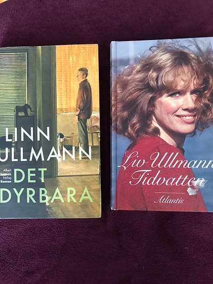 Linn Ullmann "Det dyrbara" & Liv Ullmann "Tidvatten" böcker
