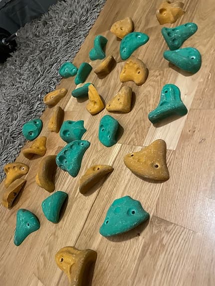 Klättergrepp 29st fina och bra