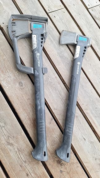 Gardena vedklyv / yxa med skaft